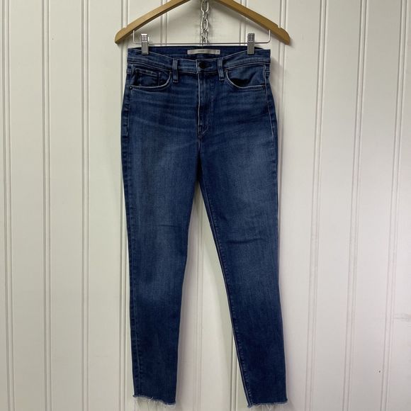 Hudson Barbara Skinny Ankle Jeans Women 27 High Rise‎ Stretch Blue Denim - Picture 1 of 11